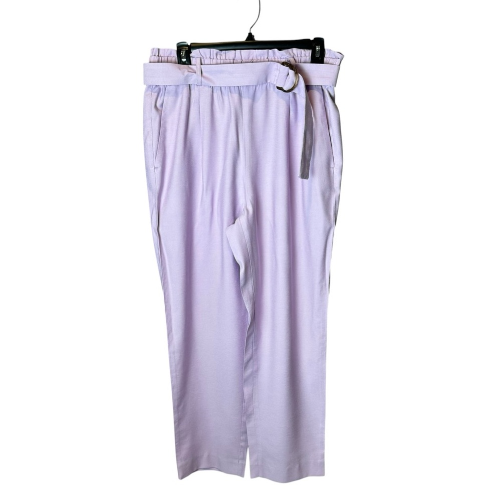 Ann Taylor D-Ring Tapered Pant Violet Purple - M